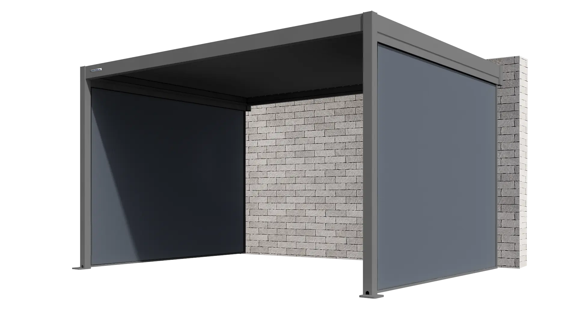 2 rolety na krótszy bok