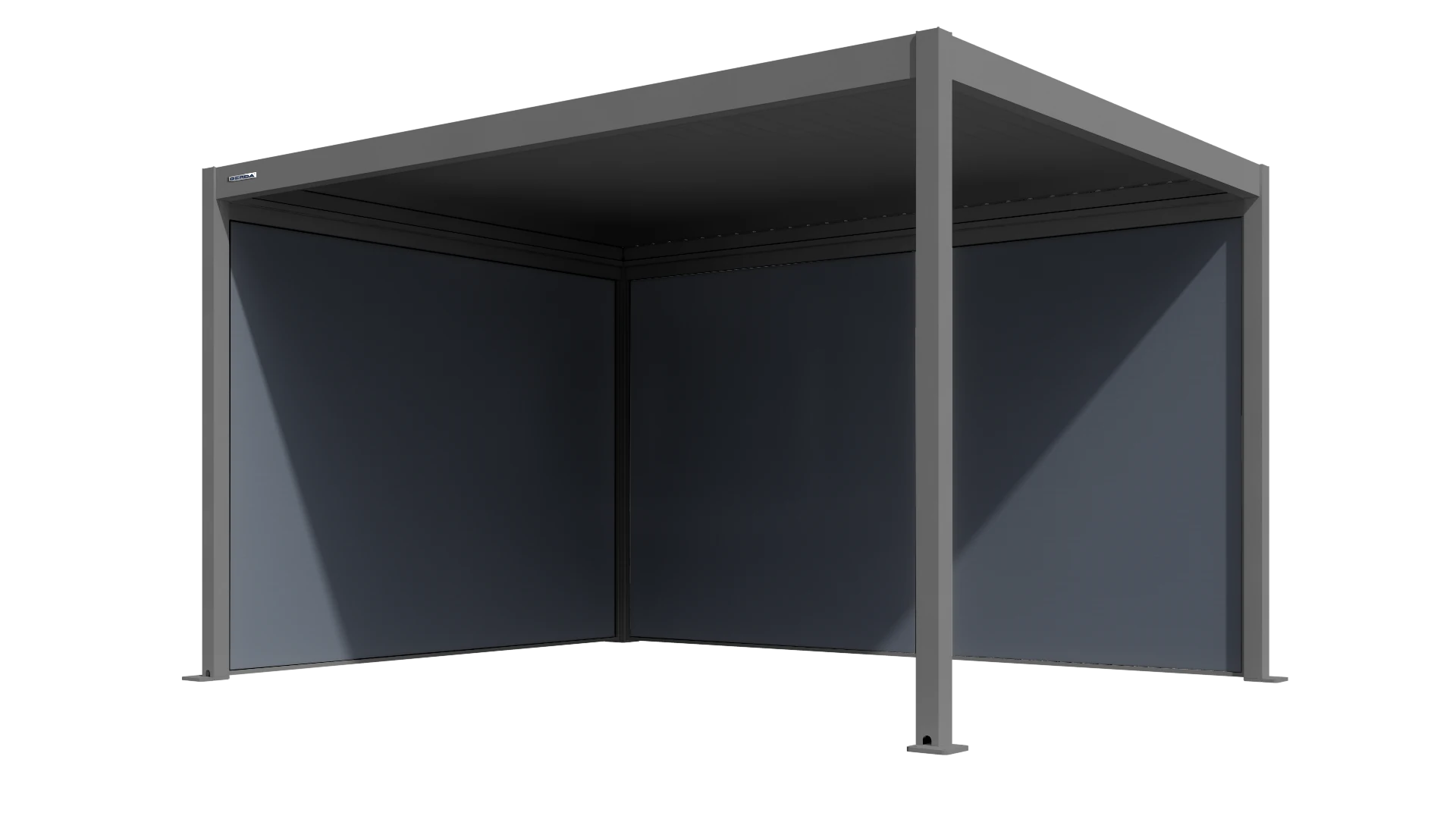 2 rolety 1 na krótszy i 1 na dłuższy bok