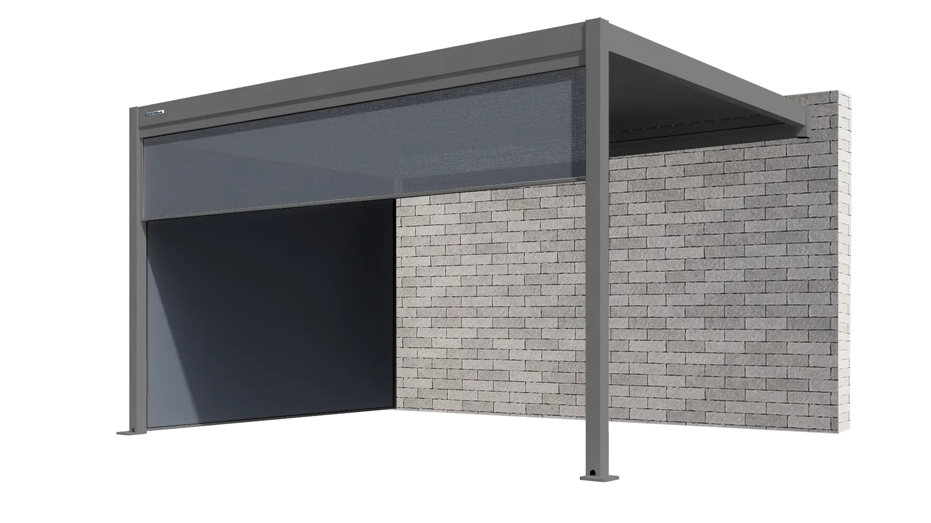 2 rolety 1 na krótszy i 1 na dłuższy bok