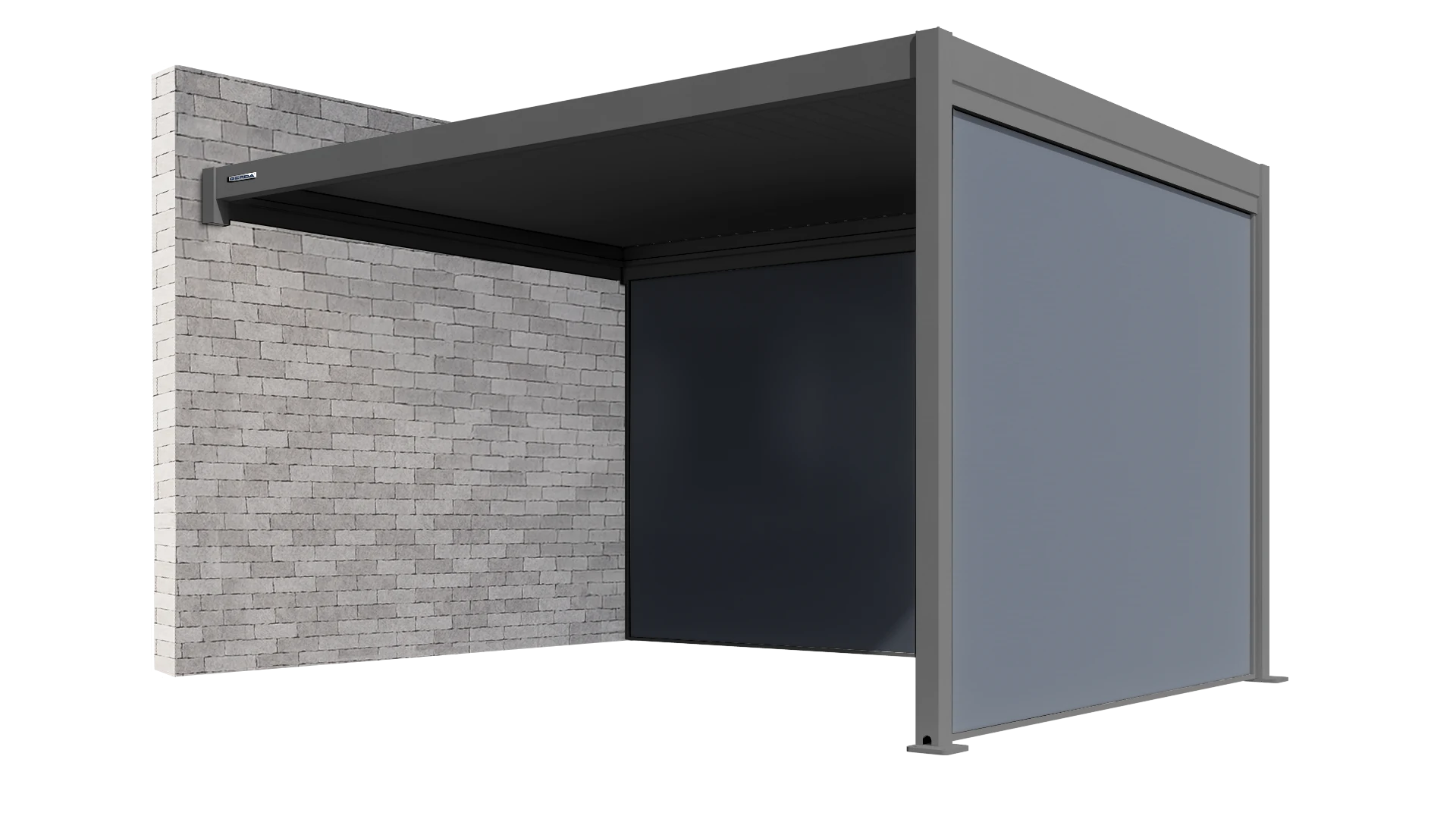 2 rolety 1 na krótszy i 1 na dłuższy bok