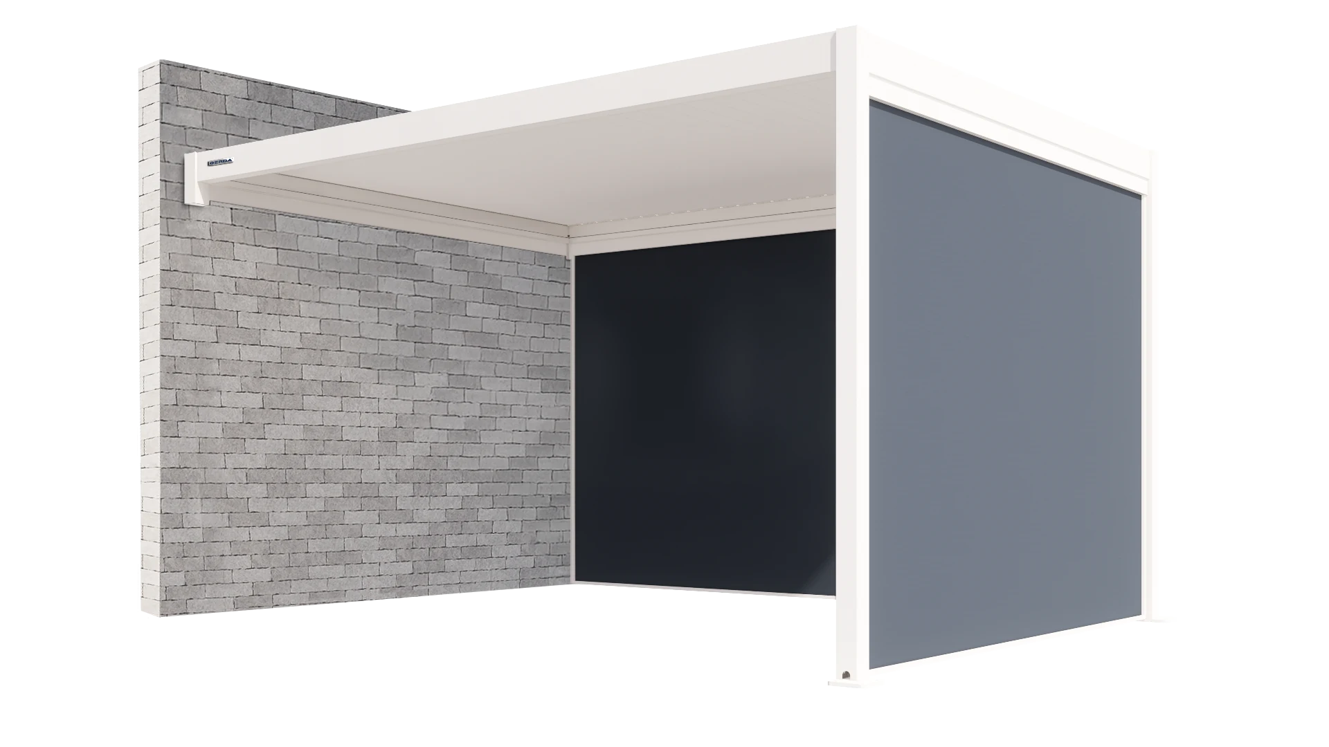 2 rolety 1 na krótszy i 1 na dłuższy bok