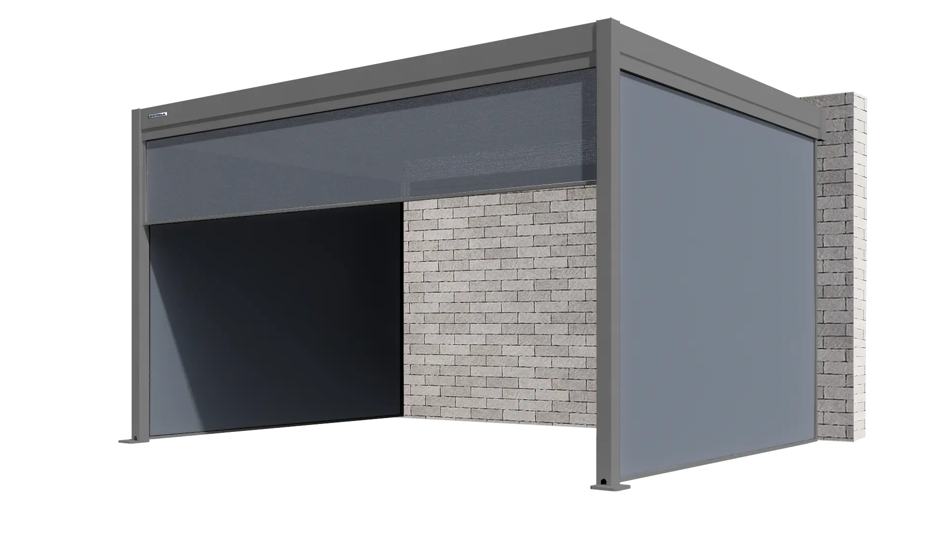 3 rolety 1 na dłuższy i 2 na krótszy bok