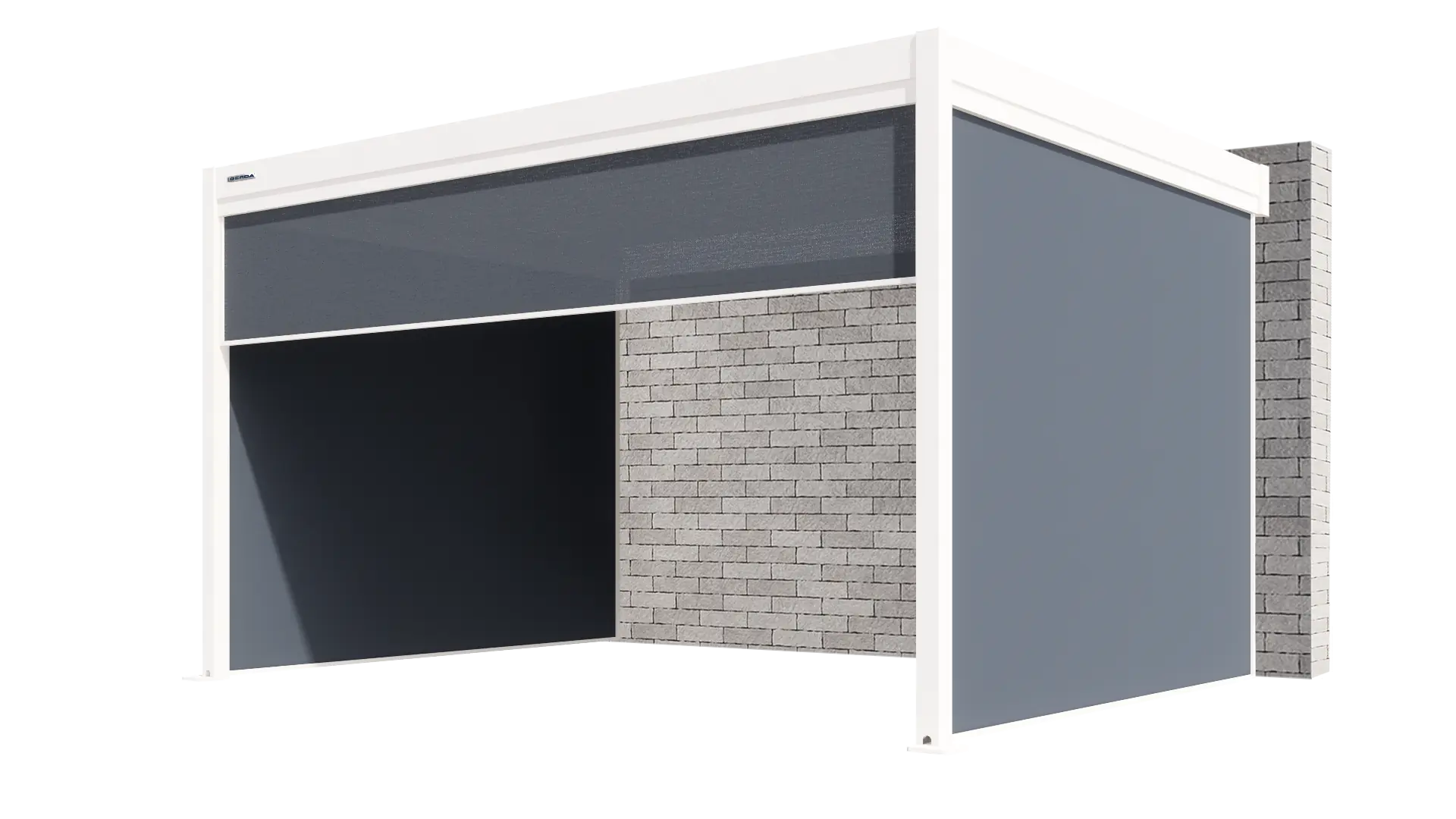 3 rolety 1 na dłuższy i 2 na krótszy bok