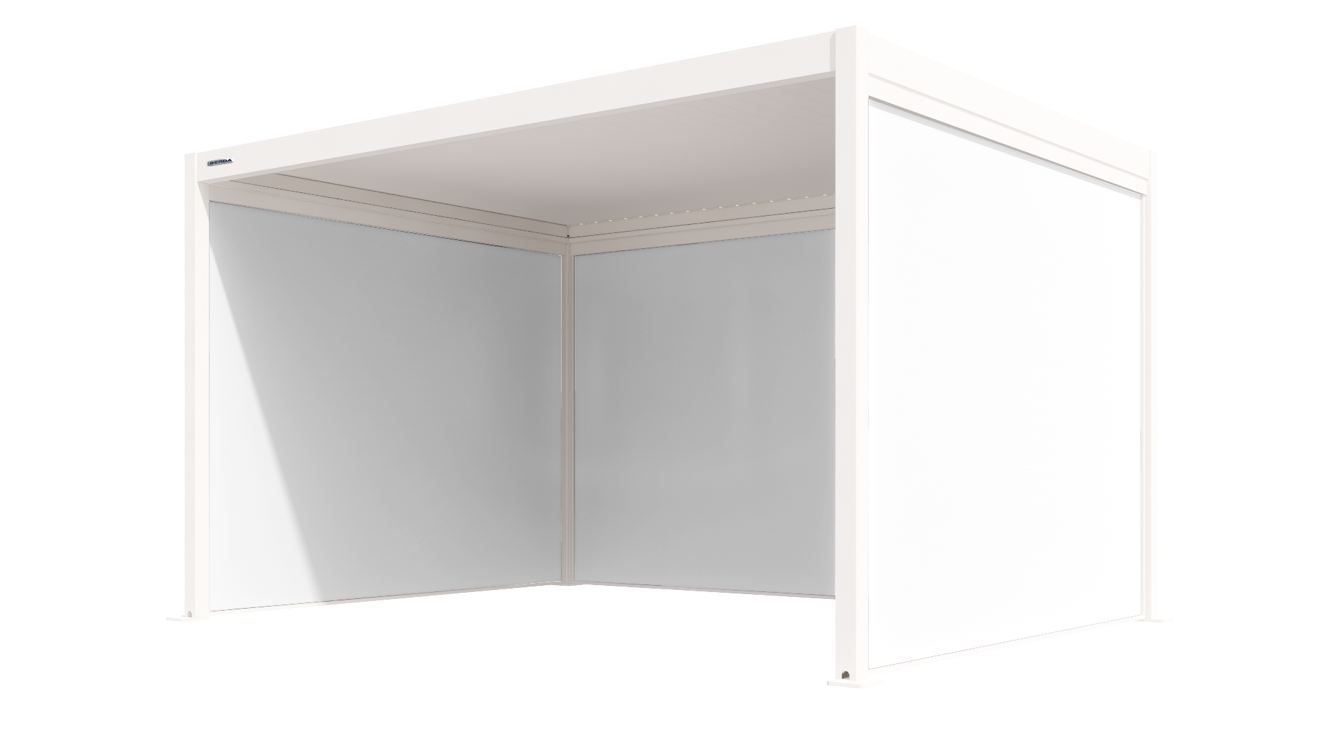 3 rolety 2 na krótszy i 1 na dłuższy bok