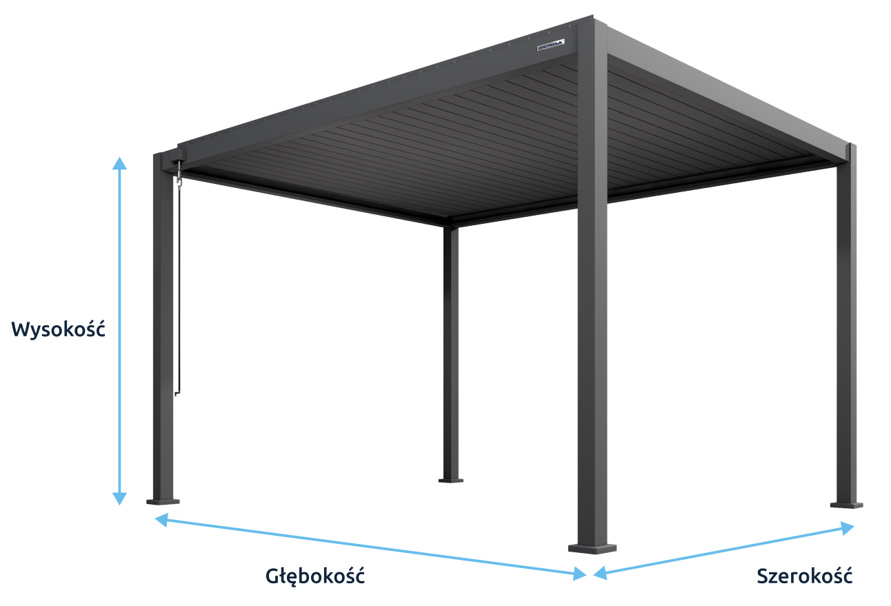 szer. 300 x głęb. 400 x wys. 300 cm